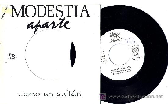 Disques de vinyle: MODESTIA APARTE promo 1989