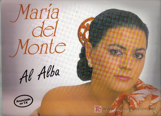 Discos de vinilo: lp MARIA DEL MONTE - AL ALBA - Foto 1
