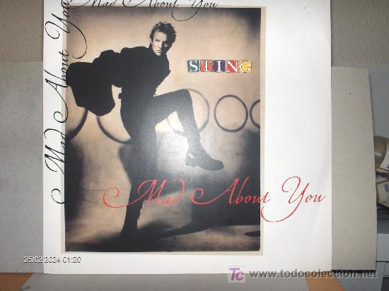 Discos de vinilo: STING ----- MAD ABOUT YOU MAXI SINGLE - Foto 1