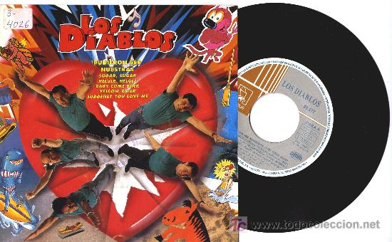 Disques de vinyle: LOS DIABLOS cantan a los Archies, Tremeloes, Christie, etc