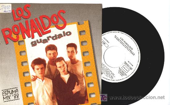 Vinyl records: LOS RONALDOS gu&aacute;rdalo espuma mix promo WL MINT