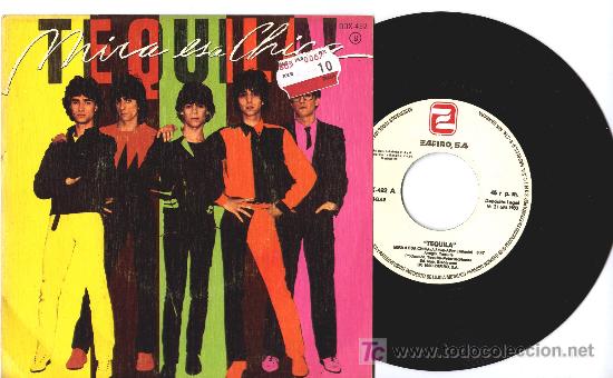 Vinyl records: TEQUILA  el legendario mira a esa chica nuevo ENVIO INLCUIDO