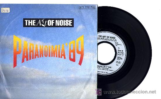 Discos de vinil: ART OF NOISE PARANOIMIA 89 ENVIO INLCUIDO