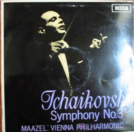 Discos de vinilo: TCHAIKOVSKY: SYMPHONY N&ordm;3. MAAZEL: VIENA PHILHARMONIC. - Foto 1