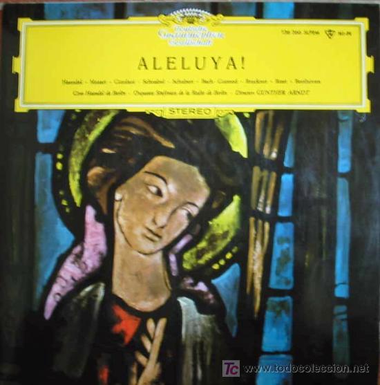 Discos de vinil: ALELUYA!CORO HAENDEL DE BERL&Iacute;N.ORQUESTA SINF&Oacute;NICA DE LA RADIO DE BERL&Iacute;N. DIR.GUNTHER ARNDT.