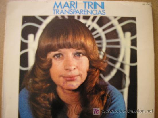 Discos de vinilo: MARI TRINI  Transparencias   1975 - Foto 1