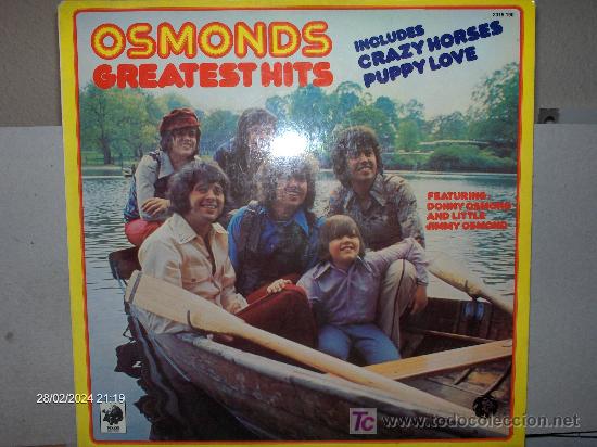 Discos de vinilo: THE OSMONDS ------ GREATEST HITS - Foto 1