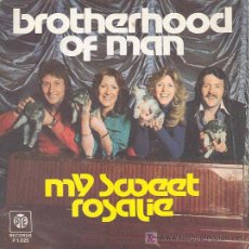 Discos de vinilo: BROTHERHOOD OF MAN - MY SWEET ROSALIE / SUGAR HONEY LOVE - SINGLE ESPAÑOL DE 1976. Lote 4268328