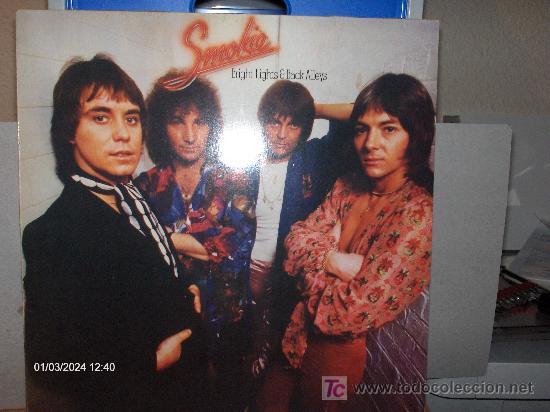 Discos de vinilo: SMOKIE --- BRIGHT LIGHTS & BLACK ALLEYS - Foto 1