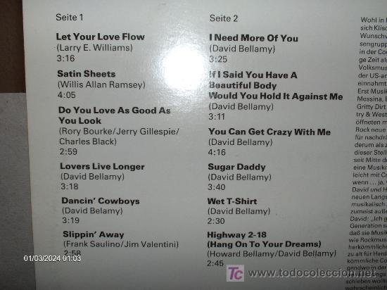 Discos de vinilo: THE BELLAMY BROTHERS ---- BEST - Foto 2