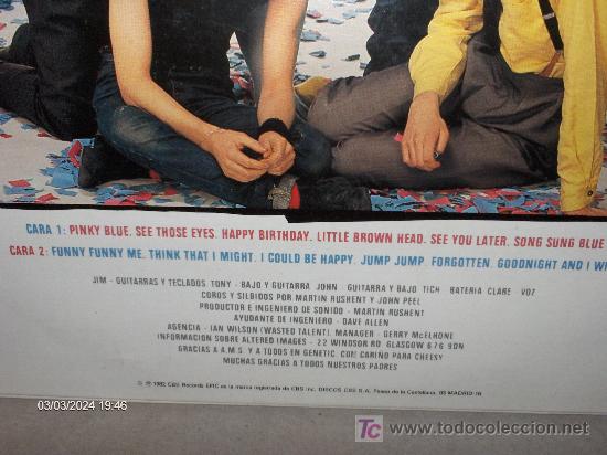 Discos de vinilo: ALTERED IMAGES----- PINKY BLUE - Foto 2