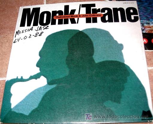 Discos de vinilo: monk-trane - thelonious monk & john coltrane - Foto 1