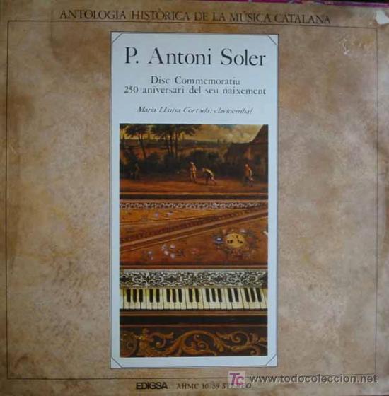 Discos de vinil: ANTOLOGIA HISTORICA DE LA MUSICA CATALANA.