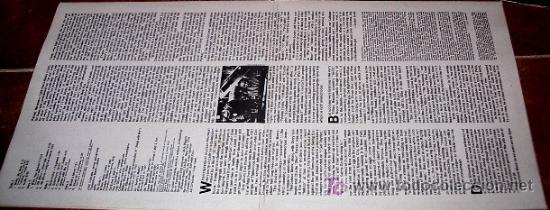 Discos de vinilo: detalle letras caratula desplegada - Foto 3