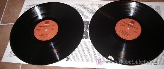 Discos de vinilo: detalle doble lp ( ver peque&ntilde;o trozo que falta en un disco) - Foto 2