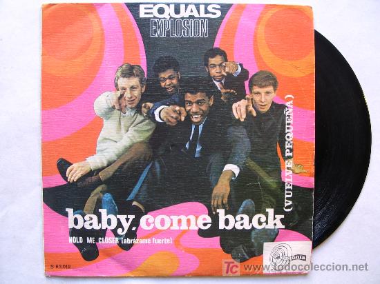 Discos de vinilo: EQUALS :  BABY COME BACK / HOLD ME CLOSER - Foto 1