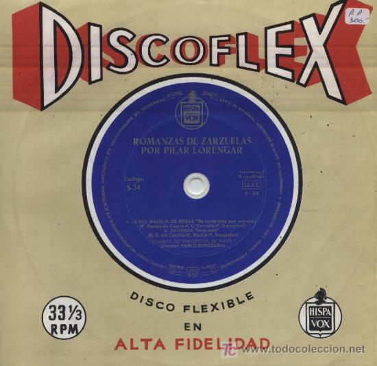 Discos de vinilo: PILAR LORANGAR - La del manojo de rojas - Foto 1