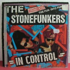 Discos de vinilo: THE STONEFUNKERS ( IN CONTROL 2 VERSIONES - NO CONTROL - JB..LIVE NOV.88 ) 1989 MAXI. Lote 4340782