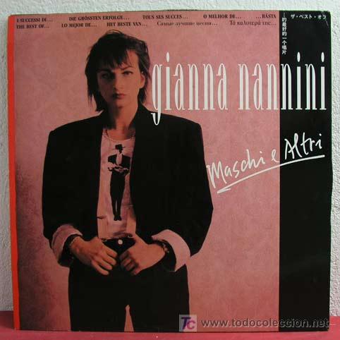Discos de vinilo: GIANNA NANNINI ( MASCHI E ALTRI ) 1987 LP33 - Foto 1