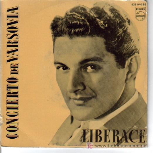 Discos de vinilo: LIBERACE-CONCIERTO DE VARSOVIA + 3 EP VINILO RARO EDITADO POR PHILIPS EN 1959
