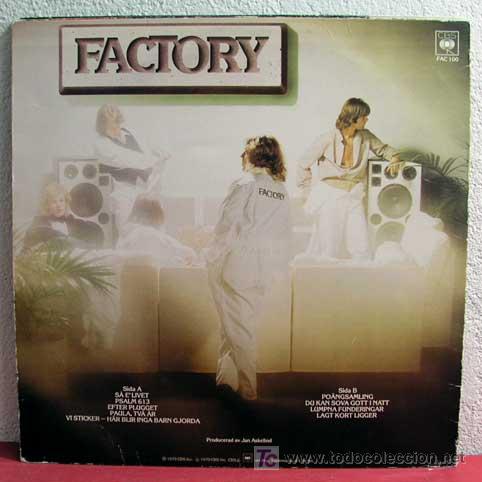 Discos de vinilo: FACTORY             ( FACTORY )               1979           LP33 - Foto 1