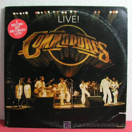 Discos de vinilo: COMMODORES ( LIVE! ) USA-1977 LP33 DOBLE - Foto 1