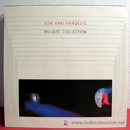 Discos de vinilo: JON and VANGELIS ( PRIVATE COLLECTION ) 1983 LP33 - Foto 1