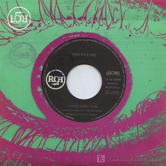 Discos de vinilo: THIS PICTURE / Naked rain - Foto 1