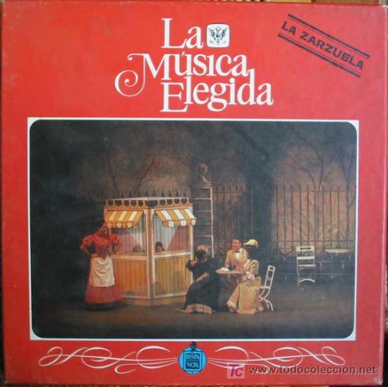 Discos de vinilo: LA GRAN MUSICA (LA ZARZUELA).4LPS EN ESTUCHE DE CART&Oacute;N+LIBRETO.A&Ntilde;O:1982
