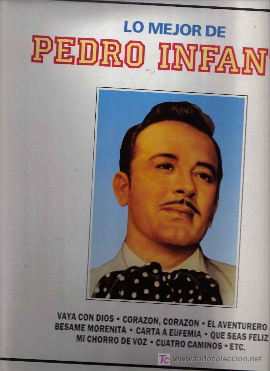 Discos de vinilo: LP PEDRO INFANTE - LO MEJOR - Foto 1