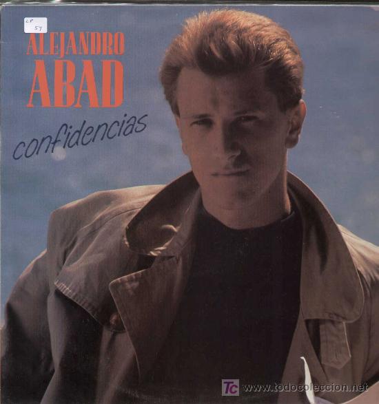 Discos de vinilo: ALEJANDRO ABAD / Confidencias - Foto 1