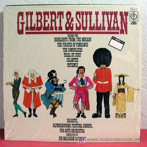 Discos de vinilo: GILBERT & SULLIVAN  VOLUME TWO  ENGLAND  LP33 - Foto 1