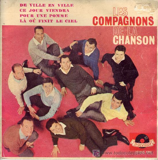 Discos de vinilo: LES COMPAGNONS DE LA CHANSON EP 1963 SPA POLYDOR - Foto 1