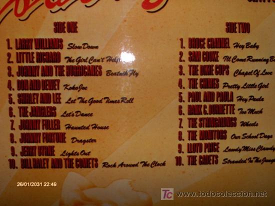 Discos de vinilo: FLASHBACKS-- LARRY WILLIAMS-THE JANGLERS-B.CHANNEL-THE STRINGALONGS..... - Foto 2
