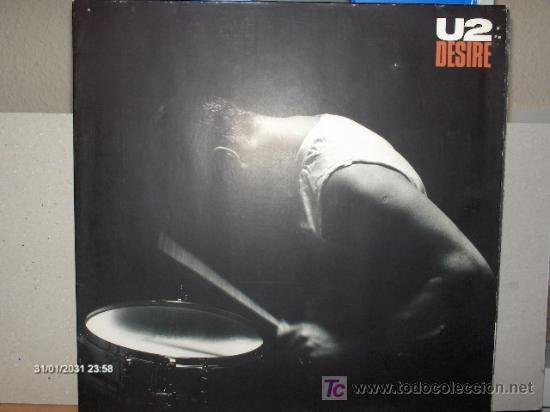 Discos de vinilo: U2 ---- DESIRE     MAXI SINGLE - Foto 1