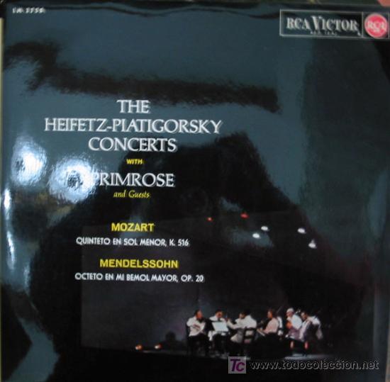 Dischi in vinile: THE HEIFETZ-PIATIGORKY CONCERTS WITH PRIMROSE.A&Ntilde;O: 1964.