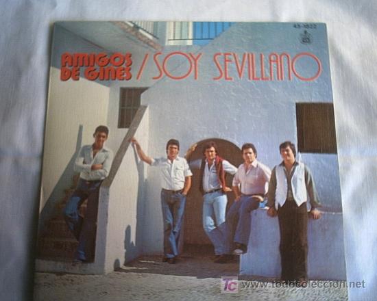 Discos de vinilo: AMIGOS DE GINES - SEVILLANAS - Foto 1