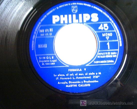 Discos de vinilo: FORMULA V - Foto 1