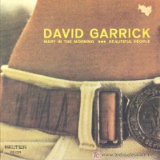Discos de vinilo: DAVID GARRIK - MARY IN THE MORNING / BEAUTIFUL PEOPLE - PROMO ESPAÑOL DE 1971. Lote 4731915
