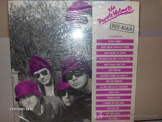 Discos de vinilo: THE PURPLE HELMETS ----- RIDE AGAIN - Foto 1