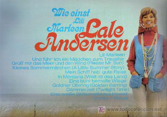 Vinyl records: lp LALE ANDERSEN -  LILI MARLEEN