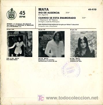 Discos de vinilo: MAYA. RIO DE AUSENCIA - Foto 2