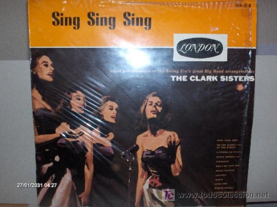 Discos de vinilo: THE CLARK SISTERS ----- SING SING SING - Foto 1