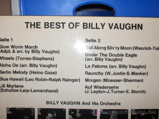 Discos de vinilo: BILLY VAUGHN ---- THE BEST OF - Foto 2