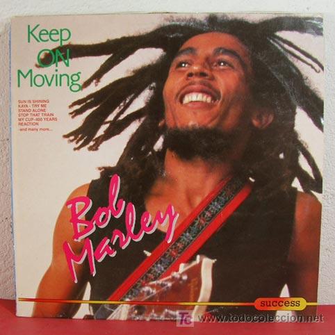 Discos de vinilo: BOB MARLEY ( KEEP ON MOVING ) MADE IN E.C.C. LP33 - Foto 1