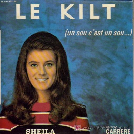 Discos de vinilo: SHEILA-DANS UNE HEURE + OH! MON DIEU QU&acute;ELLE EST MIGNONNE + LES PAPILLONS + LE KILT EP VINILO