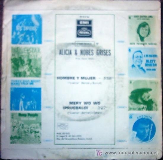 Discos de vinilo: ALICIA  NUBES  GRISES - Foto 2