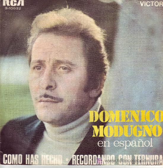 Discos de vinilo: DOMENICO MODUGNO EN ESPA&Ntilde;OL SINGLE RCA  1970 SPA - Foto 1