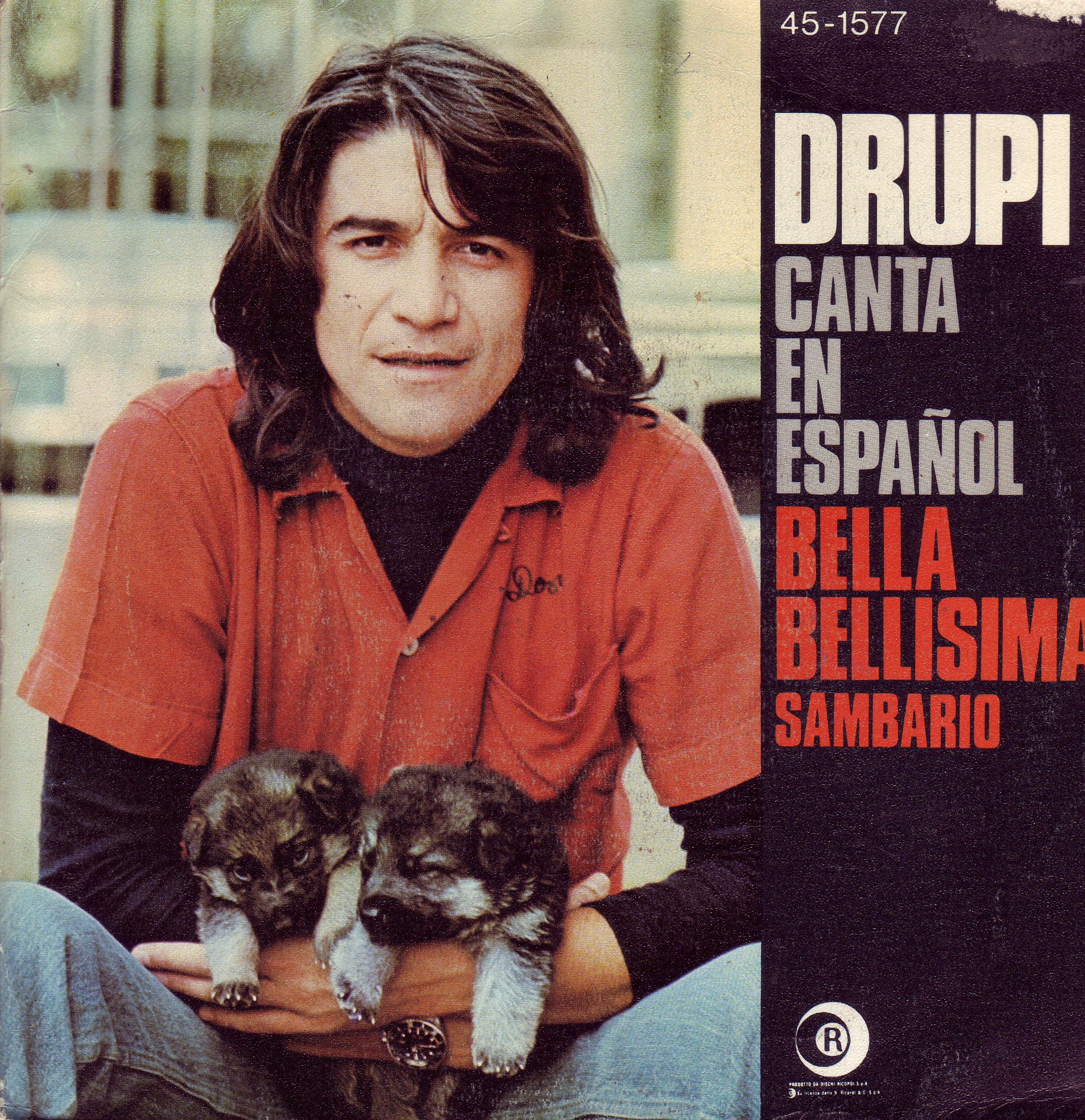 Discos de vinilo: DRUPI CANTA EN ESPA&Ntilde;OL SINGLE 1977 SPA - Foto 1