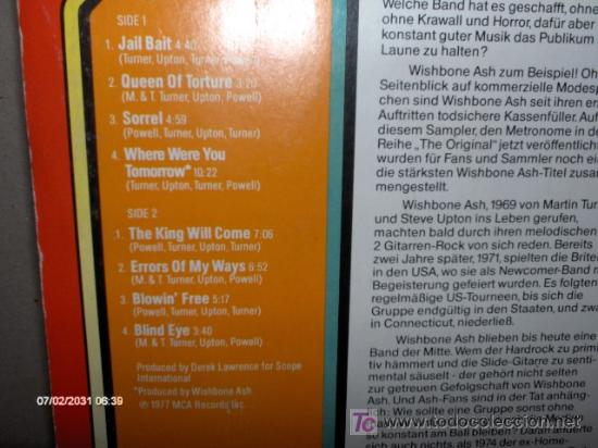 Discos de vinilo: WISHBONE ASH ----- THE ORIGINAL - Foto 2